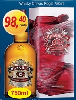 Supermercados Guanabara Whisky Chivas Regal 750ml oferta