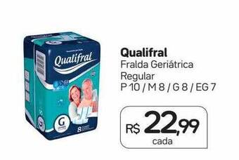 Drogal Qualifral fralda geriátrica regular oferta