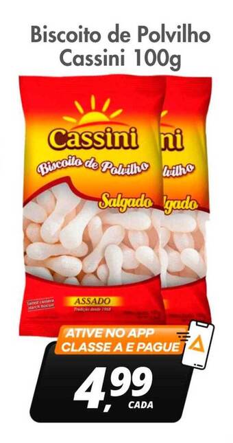 Delta Supermercados Biscoito de polvilho cassini oferta
