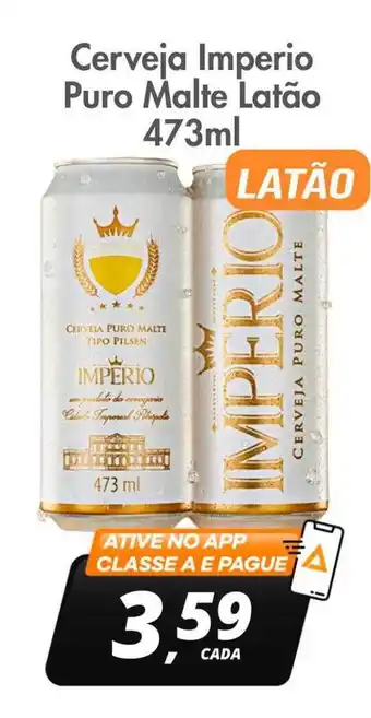 Delta Supermercados Cerveja imperio puro malte latão oferta