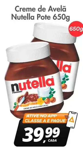 Delta Supermercados Creme de avelã nutella oferta