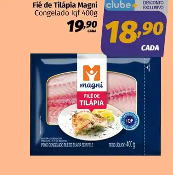 Supermercados Cidade Canção Filé de tilápia magni congelado iqf oferta