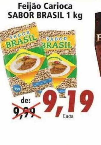 Alvorada Supermercados Feijão carioca sabor brasil oferta