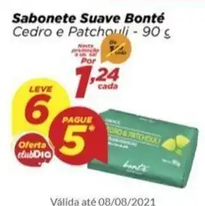 Dia Sabonete Suave Bonte 90g oferta