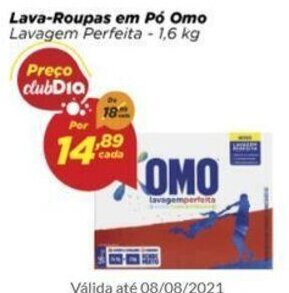 Lava roupas em Po Omo 1.6kg
