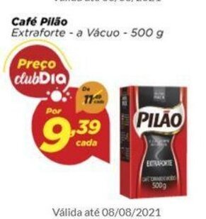 Dia Cafe Pilao 500g oferta