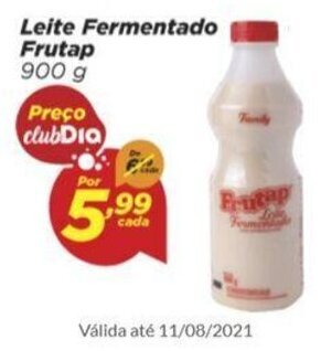 Dia Leite Fermentado Frutap 900g oferta