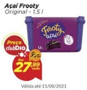 Dia Acai Frooty 1.5L oferta