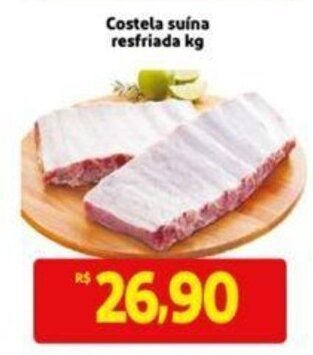 Extra Supermercado Costela Suína Resf. 1kg oferta