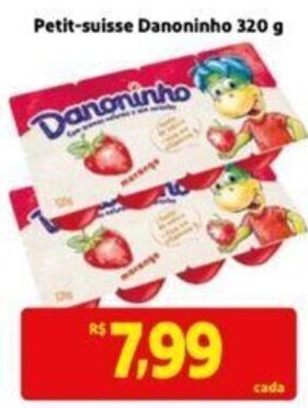 Extra Supermercado Petit Suisse Danoninho 320g oferta