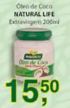 Supermercados Mundial Oleo de Coco Natural Life 200ml oferta