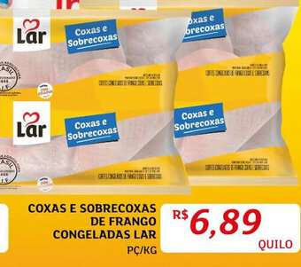 Assaí Atacadista Coxas e Sobrecoxas de Frango Congeladas Lar oferta