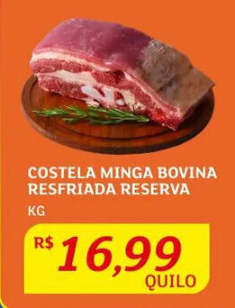Assaí Atacadista Costela Minga Bovina Resfriada Reserva 1kg oferta