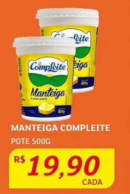 Assaí Atacadista Manteiga Compleite 500g oferta