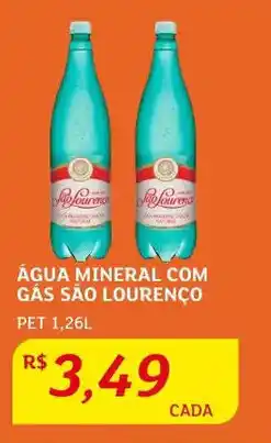 Assaí Atacadista Água Mineral com gás São Lourenço 1.26L oferta