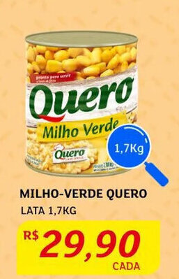 Assaí Atacadista Milho Verde Quero 1.7kg oferta
