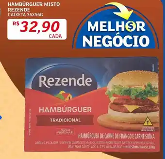 Assaí Atacadista Hambúrguer misto Rezende 36x56g oferta