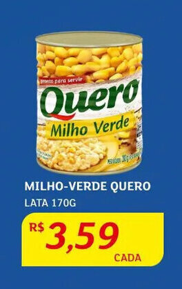 Assaí Atacadista Milho Verde Quero 170g oferta
