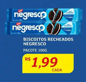 Assaí Atacadista Biscoitos Recheados Negresco 100g oferta