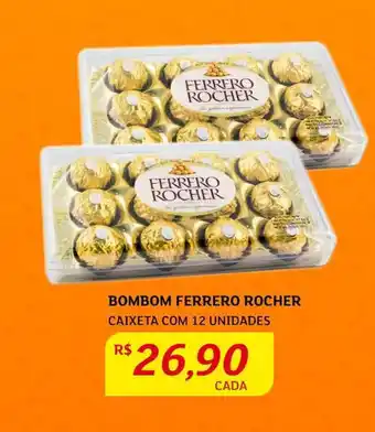 Assaí Atacadista Bombom Ferrero Rocher oferta