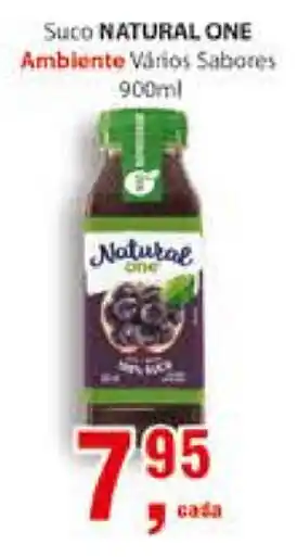 Supermercados Mundial Suco Natural One Ambiente 900ml oferta
