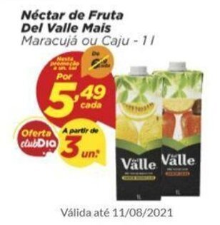 Dia Nectar de Fruta Del Valle Mais 1l oferta