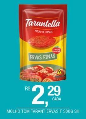 DB Supermercados Molho de tomate tarantella 300g oferta