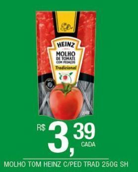 DB Supermercados Molho de tomate heinz 250g oferta