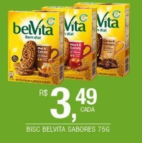 DB Supermercados Biscoitos belvita 75g oferta