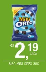 DB Supermercados Biscoito mini oreo 35g oferta