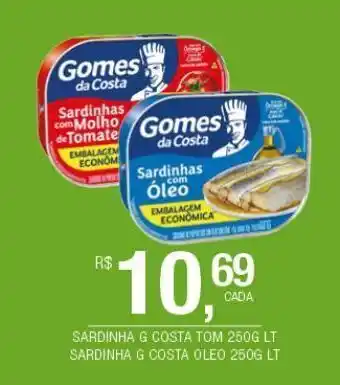 DB Supermercados Sardinha gomes da costa 250g oferta