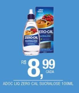 DB Supermercados Adoçante zero cal 100ml oferta