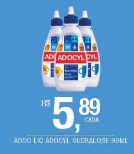 DB Supermercados Adoçante adocyl sucralose 80ml oferta