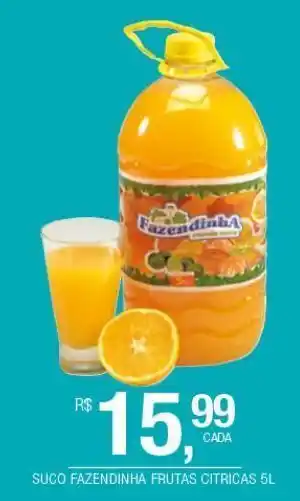 DB Supermercados Suco fazendinha frutas citricas 5l oferta