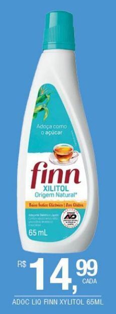 DB Supermercados Adoçante finn xylitol 65ml oferta