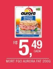 DB Supermercados Mortadela de frango aurora 200g oferta