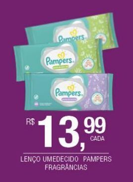 DB Supermercados Lenços umedecidos pampers oferta