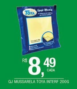 DB Supermercados Queijo mussarela toya 200g oferta