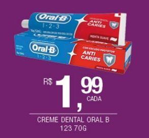 DB Supermercados Creme dental oral-b 123 70g oferta