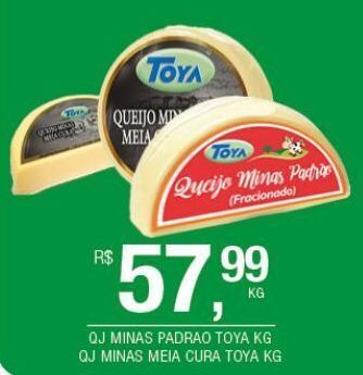 DB Supermercados Queijo minas padrão toya kg oferta