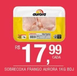 DB Supermercados Sobrecoxa de frango aurora kg oferta