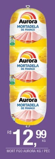 DB Supermercados Mortadela de frango aurora kg oferta