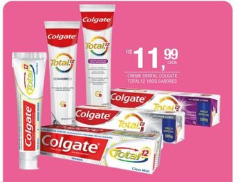 DB Supermercados Creme dental colgate total 12 180g oferta