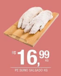 DB Supermercados Pé suíno salgado kg oferta