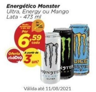 Dia Energetico Monster 473ml oferta