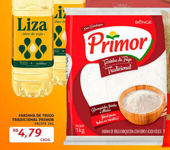 Assaí Atacadista Farinha De Trigo Tradicional Primor 1kg oferta