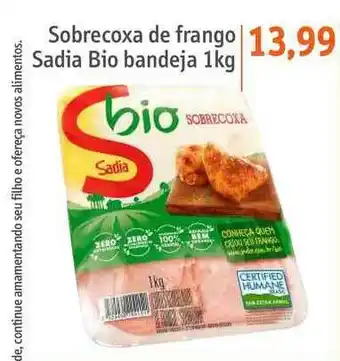 Sonda Sobrecoxa De Frango Sadia Bio 1kg oferta