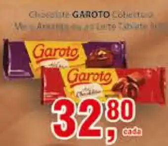 Supermercados Mundial Chocolate Garoto oferta