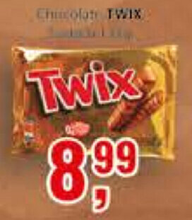 Supermercados Mundial Chocolate Twix oferta