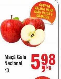 Higa Atacado Maçã gala nacional kg oferta